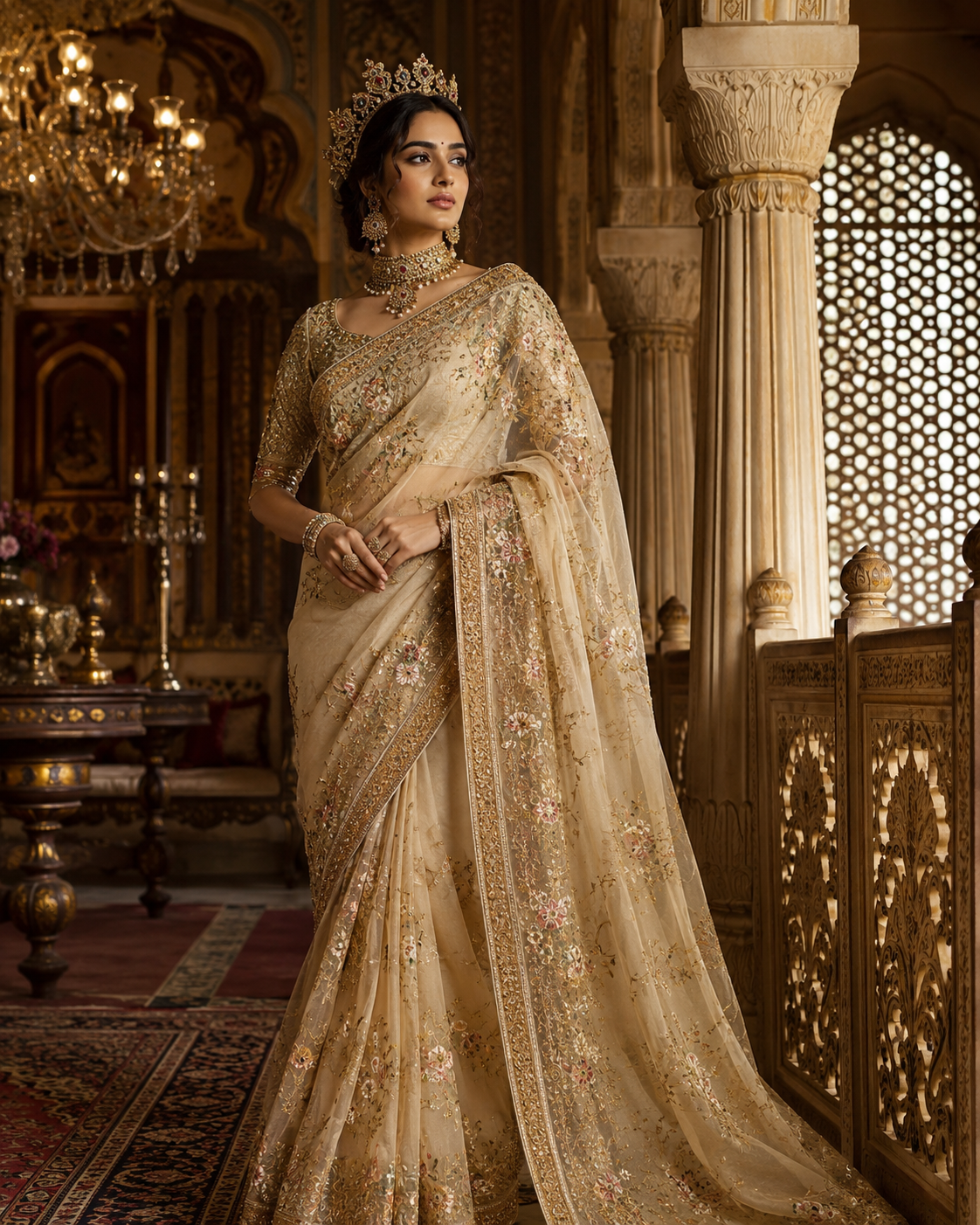 Indian Lady in Saree